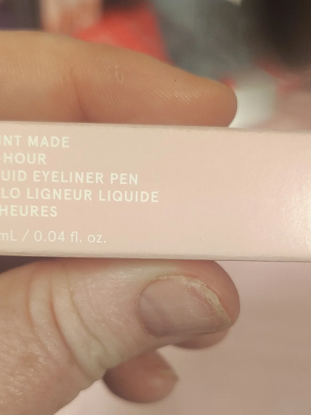 One Size Liquid Eyeliner Pen - Coral Accent